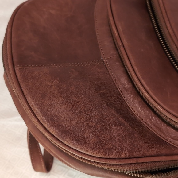 Tommy Bahama Leather Backpack - Picture 5 of 5